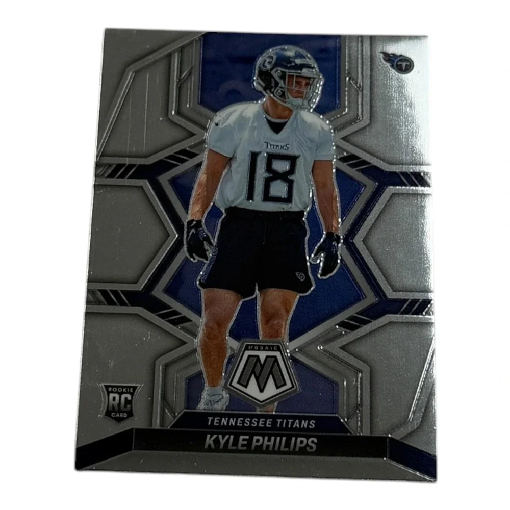 2022 Panini Mosaic Kyle Philips Rookie Card No 346 Tennessee Titans Silver RC‎